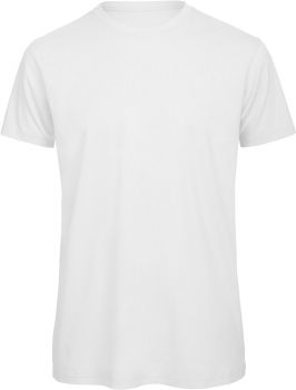 B&C | Pánské tričko Medium Fit z bio bavlny white L