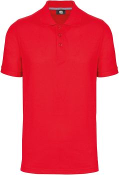 Kariban | Pánské pracovní piqué polo z těžké bavlny red 4XL