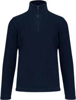 Kariban | Mikrofleecová mikina s 1/4 zipem "Enzo" navy 4XL