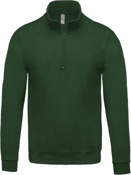 Kariban | Mikina s 1/4 zipem forest green XXL