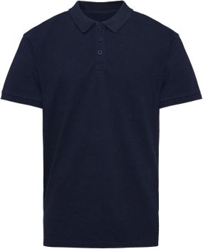 Pure Waste | Pánské piqué polo z těžké bavlny solid navy 3XL