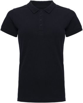 Pure Waste | Dámské piqué polo z těžké bavlny black XL