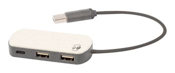 Nylox USB hub brown
