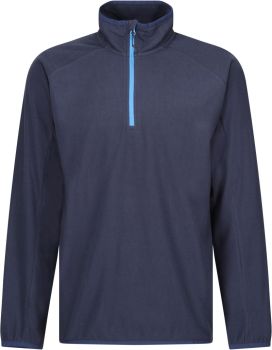 Regatta | Fleecová mikina structure s 1/4 zipem "Navigate" navy/french blue 3XL