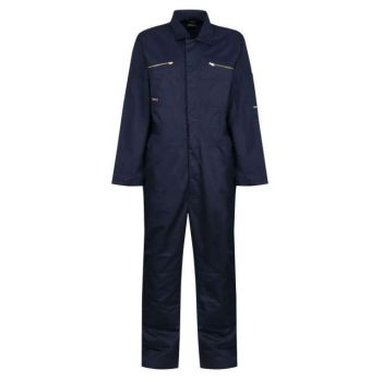 PRO ZIP FASTEN COVERALL Navy L