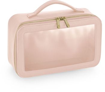 BagBase | Toaletní taška s okénkem "Boutique" soft pink onesize