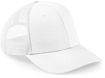 Beechfield | 6 panelová kšiltovka "Urbanwear Trucker" white onesize