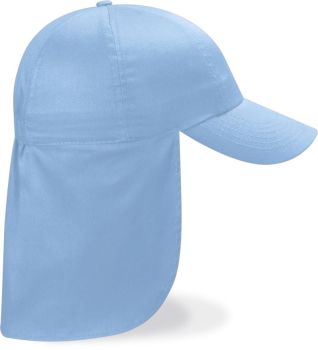 Beechfield | Dětská 6 panelová kšiltovka "Legionnaire Style" sky blue onesize