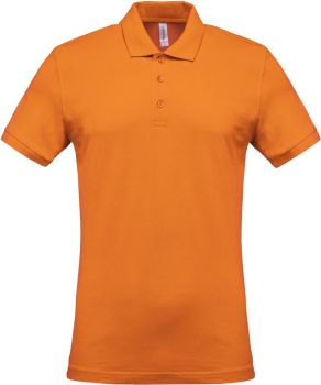 Kariban | Pánské piqué polo orange XL