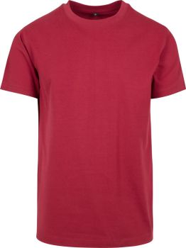 Build your Brand | Tričko z těžké bavlny burgundy 4XL