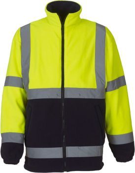 Yoko | Hi-Vis Fleecová Bunda hi vis yellow/navy S