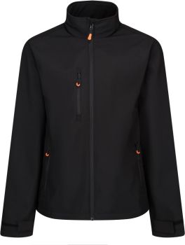 Regatta | Zateplená softshellová bunda "Powercell 5000" black/magma XXL