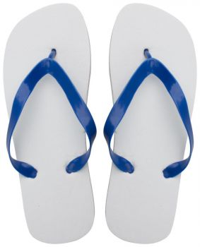 Sunset beach slippers dark blue , white N