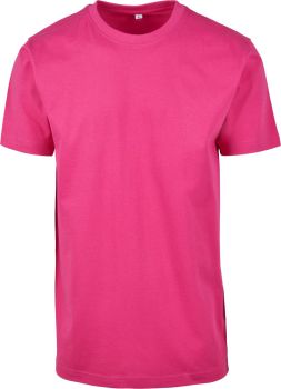 Build your Brand | Tričko z těžké bavlny hibiscus pink 4XL