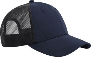 Beechfield | 6 panelová Trucker kšiltovka "Technical Mesh" navy/black onesize