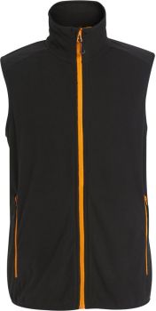 Regatta | Fleecová vesta Structure "Navigate" black/orange pop 3XL