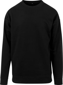 Build your Brand | Mikina z těžké bavlny black 4XL