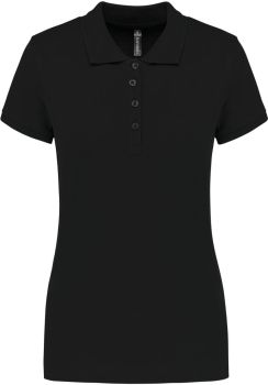 Kariban | Dámské piqué polo black XL