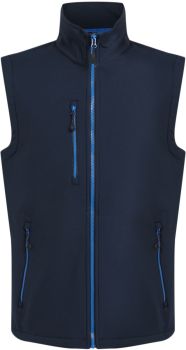 Regatta | 2-vrstvá softshellová vesta "Navigate" navy/french blue XXL