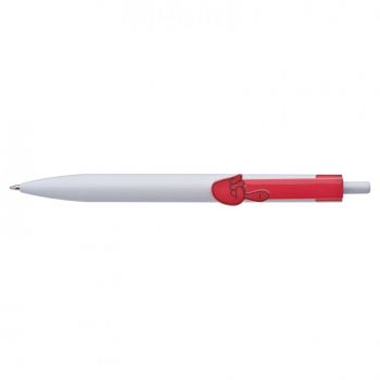Guľôčkové pero s 2D klipom Red