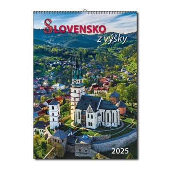 Nástenný kalendár Slovensko z výšky 2025
