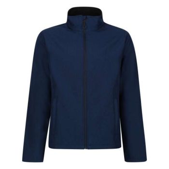 LIMESTONE MARL PRINTABLE SOFTSHELL JACKET Navy/Black 2XL