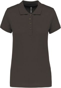 Kariban | Dámské piqué polo dark grey L