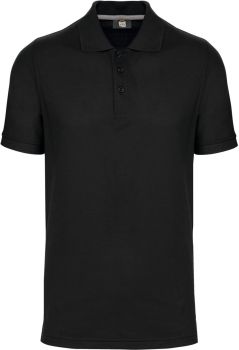 Kariban | Pánské pracovní piqué polo z těžké bavlny black 3XL