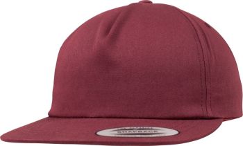 Flexfit | 5 panelová Snapback kšiltovka maroon onesize