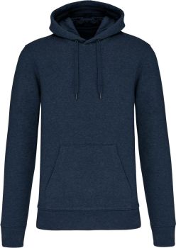 Kariban | Pánská ekologická mikina s kapucí french navy heather L