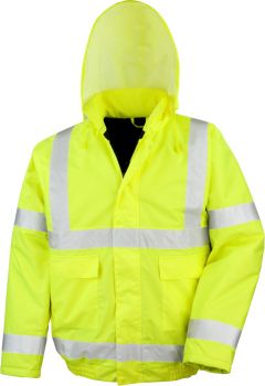 Result Core | Bezpečnostní zimní bunda "Blouson" fluorescent yellow L