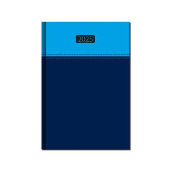 Denný diár A5 - MILANO modro modrý 2025