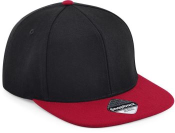 Beechfield | 6 panelová Snapback kšiltovka "Original" black/classic red onesize