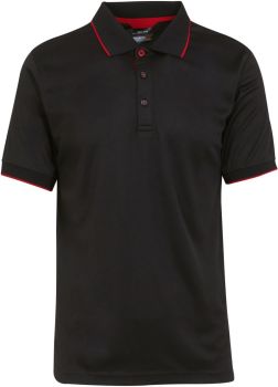 Regatta | Piqué polo "Navigate" black/classic red XXL