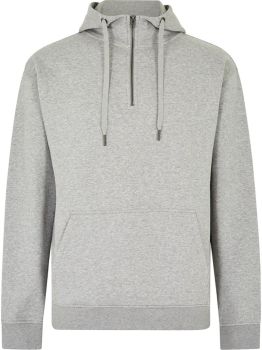 Kustom Kit | Mikina s kapucí a 1/4 zipem heather grey XXL