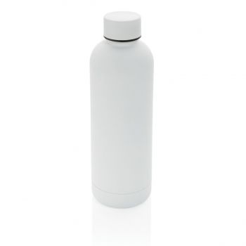 Nerezová dvojstenná termo fľaša Impact biela