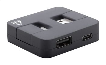 Rahubu USB hub RABS black