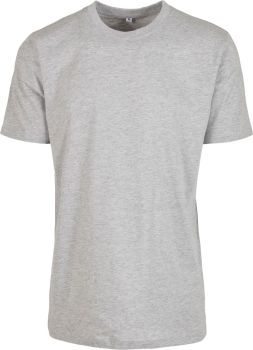 Build your Brand | Tričko z těžké bavlny heather grey 5XL