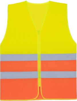 Korntex | Hi-Vis síťovaná bezpečnostní vesta hi vis yellow/hi vis orange XXL/3XL