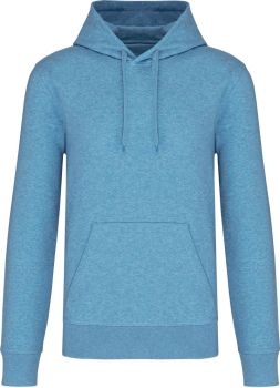 Kariban | Pánská ekologická mikina s kapucí cloudy blue heather XL