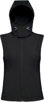 B&C | Dámská 3-vrstvá softhellová vesta black M