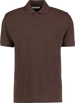 Kustom Kit | Pánské piqué polo "Superwash" chocolate M