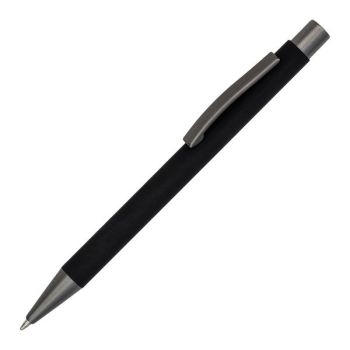 EKEN hliníkové pero s pogumovaným povrchem, černá