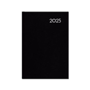 Denný diár A5 - FALCON čierny 2025