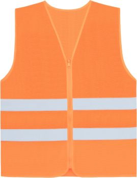 Korntex | Hi-Vis síťovaná bezpečnostní vesta hi vis orange L/XL