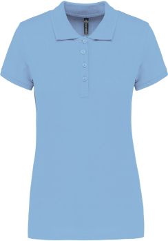 Kariban | Dámské piqué polo sky blue 3XL