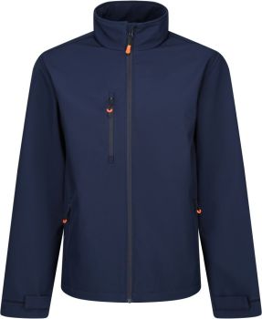 Regatta | Zateplená softshellová bunda "Powercell 5000" navy/magma XL