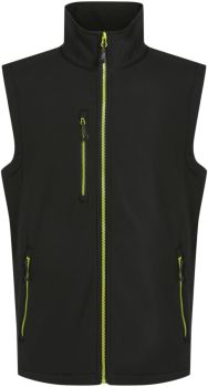 Regatta | 2-vrstvá softshellová vesta "Navigate" black/lime green S