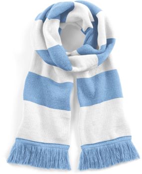 Beechfield | Šála "Stadium" sky blue/white onesize