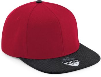 Beechfield | 6 panelová Snapback kšiltovka "Original" classic red/black onesize